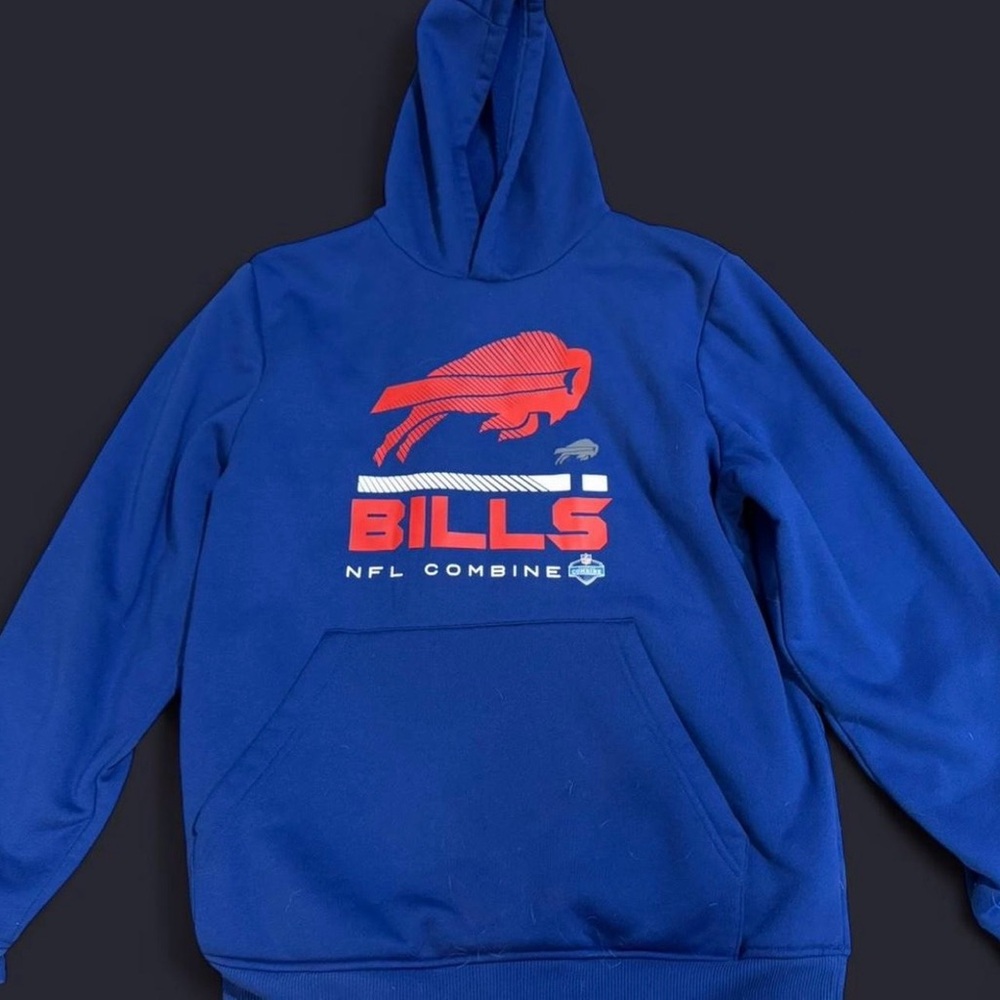 NFL Combine Bills Blue Hoodie